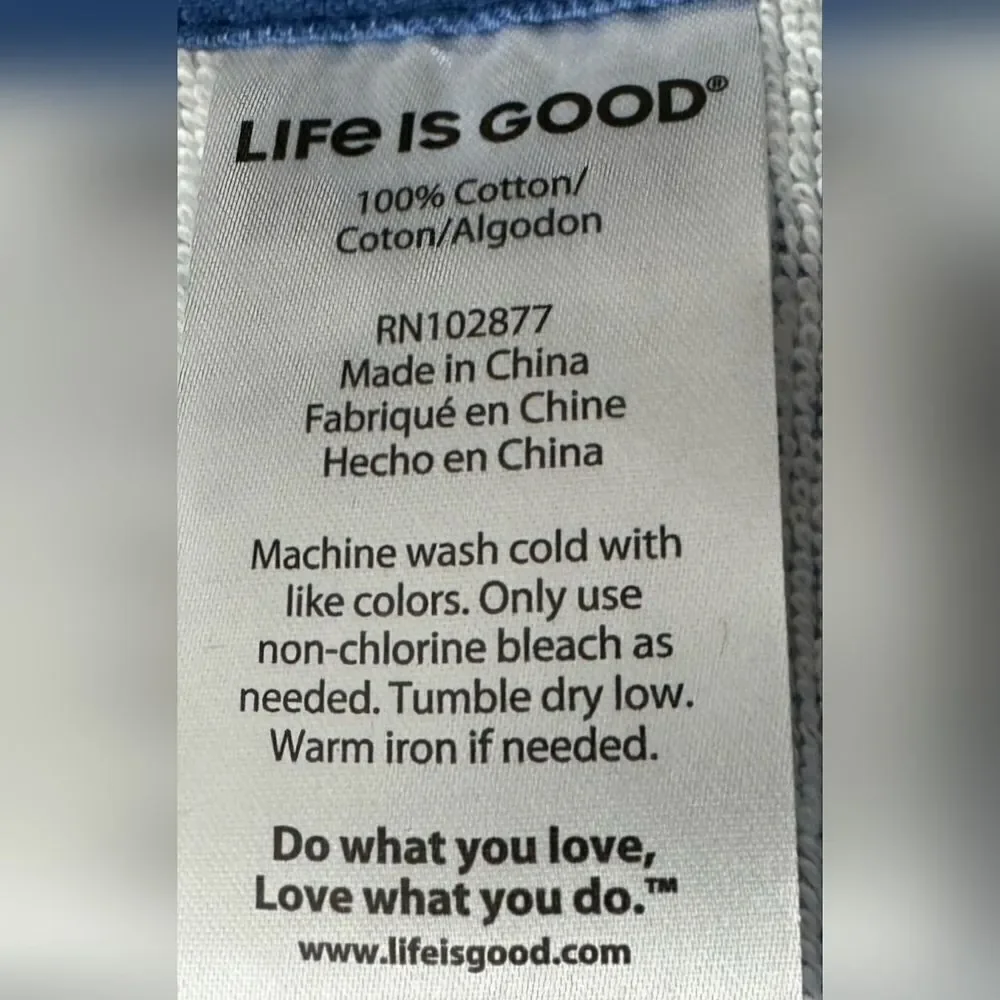 LIFE IS GOOD Large Sunshine Logo Beach Towel ☀️ 2024 ☀️ 34 x 64 inches • New